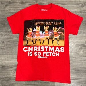 Mean Girls The Movie Christmas Is So Fetch Tee Shirt Men’s Size Small